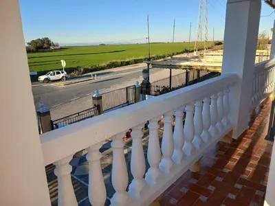 Un balcón o terraza de Apartamentos de la mansión
