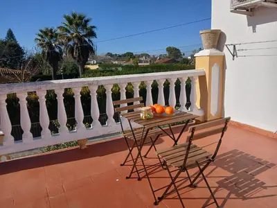 Un balcón o terraza de Apartamentos de la mansión