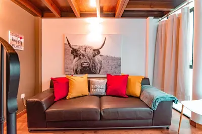Zona de estar de Edomus Santiago Duplex