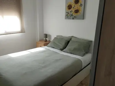 Cama o camas de una habitación en Entre puentes