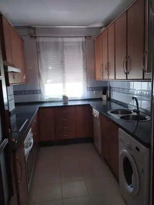Una cocina o zona de cocina en Entre puentes