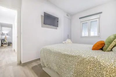 Cama o camas de una habitación en Aires de Azahar & Parking Incluido
