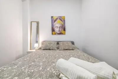 Cama o camas de una habitación en Aires de Azahar & Parking Incluido