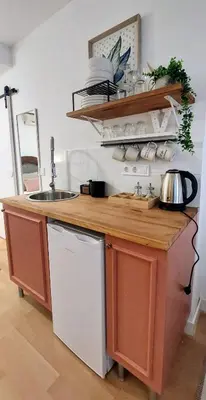 Una cocina o zona de cocina en Victoria 13 Apartamento romántico en el centro de Córdoba