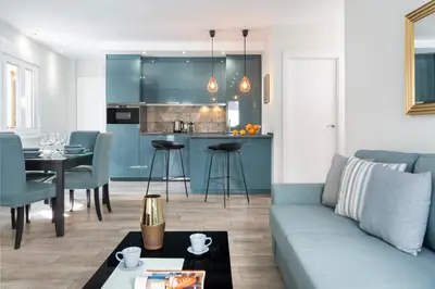 Una cocina o zona de cocina en Alohamundi Céspedes