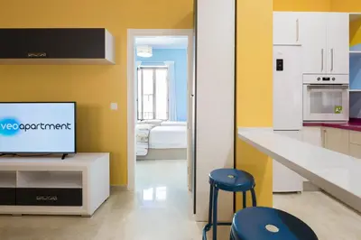 Una cocina o zona de cocina en Veoapartment Jesús del Gran Poder B
