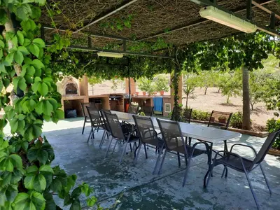 Jardín al aire libre en Casa rural Los conde
