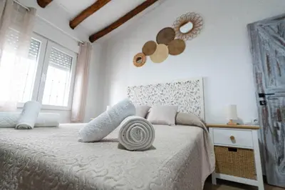 Cama o camas de una habitación en 'El Paraiso de la Villa' by Turismodecalidad