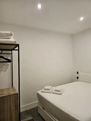 Cama o camas de una habitación en Suite Patio de los Naranjos