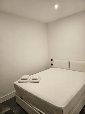 Cama o camas de una habitación en Suite Patio de los Naranjos
