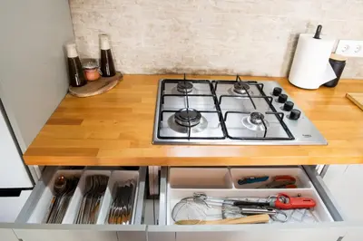 Una cocina o zona de cocina en La Platea Rural
