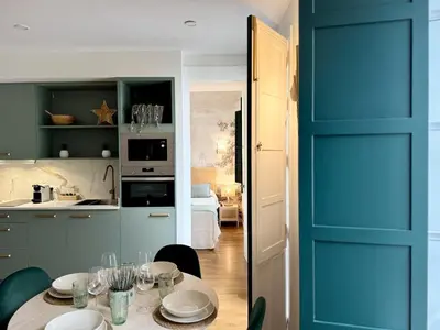 Una cocina o zona de cocina en Santiago 10