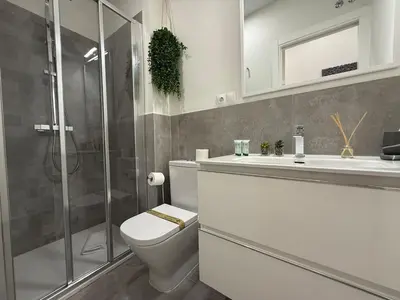 Un baño de Casa Catalina