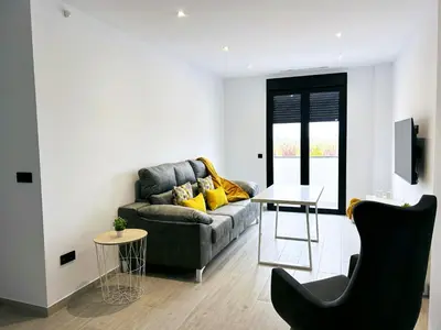 Zona de estar de Allegro - Apartamentos La Clave