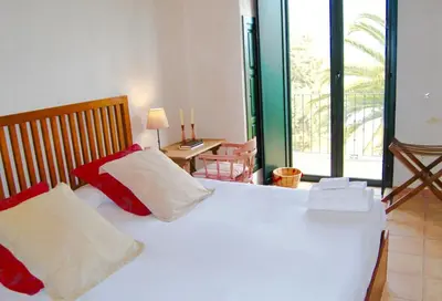 Cama o camas de una habitación en Cortijo de Vega Grande