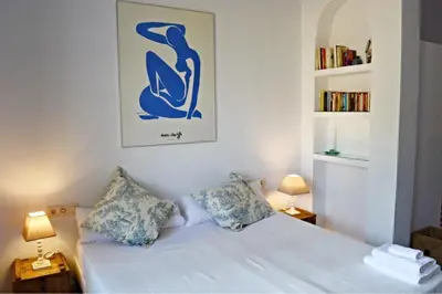 Cama o camas de una habitación en Cortijo de Vega Grande