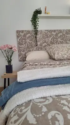 Cama o camas de una habitación en Apartamento 1 dormitorio