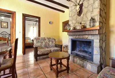 Zona de estar de Cortijo Los Alazores, authentic cortijo with private pool