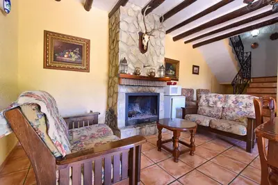 Zona de estar de Cortijo Los Alazores, authentic cortijo with private pool