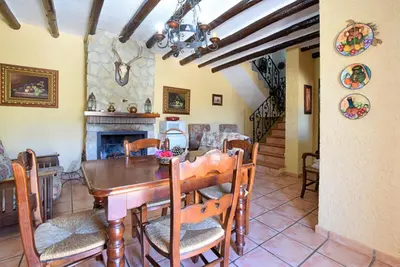 Zona de estar de Cortijo Los Alazores, authentic cortijo with private pool
