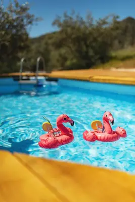Piscina en o cerca de Finca la montaña roja