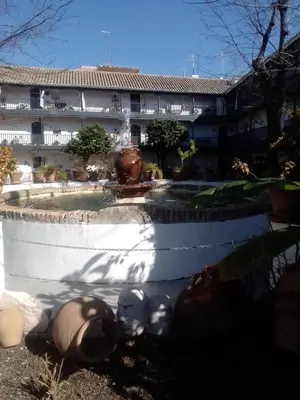 Jardín al aire libre en Corral Montelucía Siglo XVI
