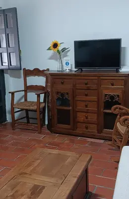 Una televisión o centro de entretenimiento en Corral Montelucía Siglo XVI