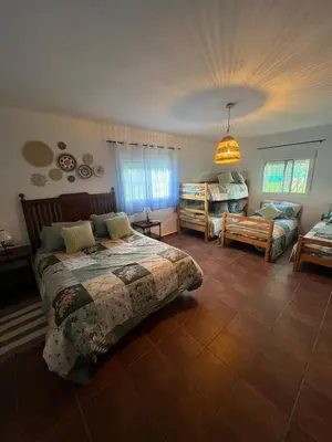 Cama o camas de una habitación en Villa Antaquira
