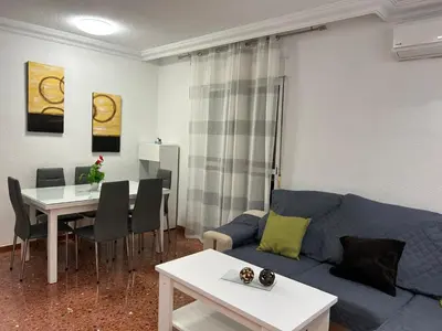 Zona de estar de Apartamento espacioso El Olivo