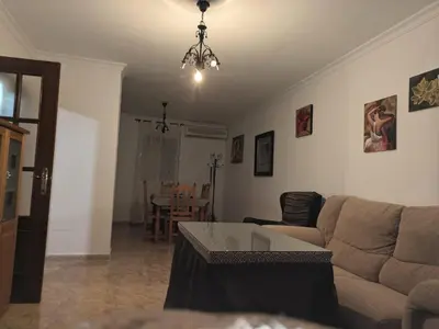 Zona de estar de chalet adosado La morena cerca del caminito del rey