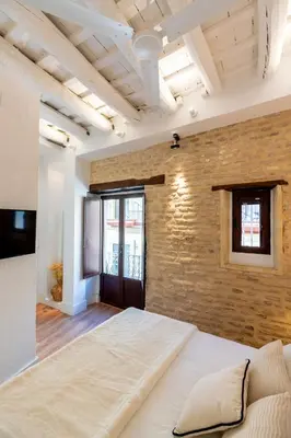 Cama o camas de una habitación en La Casita de Parras