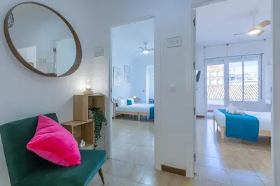 Cama o camas de una habitación en Apartamento Cultura de Córdoba