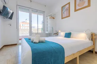 Cama o camas de una habitación en Apartamento Cultura de Córdoba