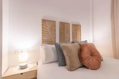 Cama o camas de una habitación en El Rinconcito de Miraflores