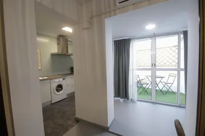 Una cocina o zona de cocina en Lineros Suite A