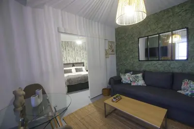 Zona de estar de Lineros Suite A