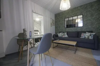 Zona de estar de Lineros Suite A