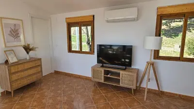 Una televisión o centro de entretenimiento en Mirador de Jaén I - Departamentos