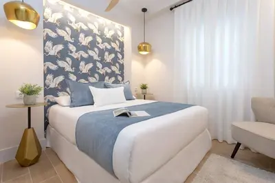 Cama o camas de una habitación en Genteel Home Plaza San Francisco