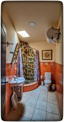 Un baño de Casa Rural Casita de Chocolate