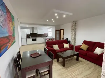 Una cocina o zona de cocina en CENTRO - Patio Andaluz San Pablo - PARKING GRATIS- WIFI