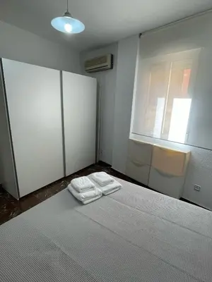 Cama o camas de una habitación en Carniceros - Apartamento céntrico y tranquilo