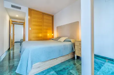 Cama o camas de una habitación en Apto Ronda de los Tejares & Centro