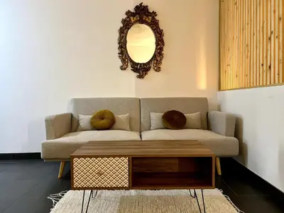 Zona de estar de Feria Apartments