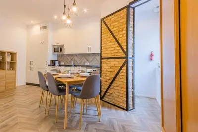 Una cocina o zona de cocina en Luxury Downtown Station Córdoba