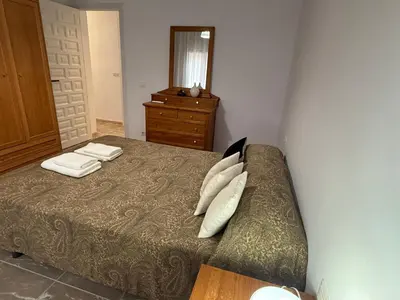 Cama o camas de una habitación en Meloja Centro