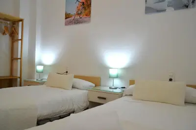 Cama o camas de una habitación en Sunshine los Angeles