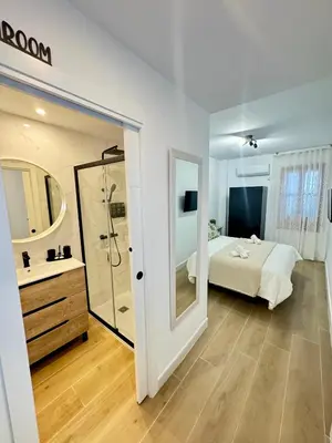 Cama o camas de una habitación en Casa Armonía