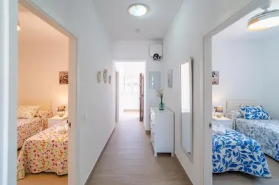 Cama o camas de una habitación en Casa Rural Olivera