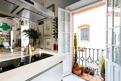 Plano de Loft singular en casa regionalista Sevilla centro